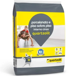 Argamassa Cimentcola Weber Piso Sobre Piso Interno Cinza para Porcelanato 20kg - QUARTZOLIT