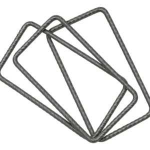 Estribo de Aço 10 × 20cm, Diâmetro 4,2mm - Caixa com 50 Unidades