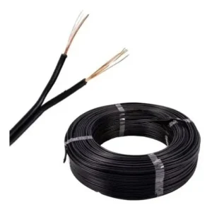 Fio Paralelo 2×1,5mm Cabo Extensão 100 Metros De Fio Preto
