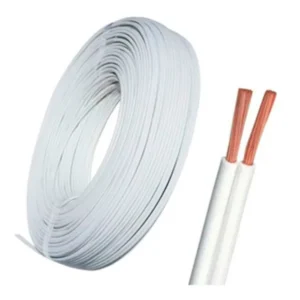 Fio Paralelo 2×2,5mm Cabo Extensão 100 Metros De Fio Branco